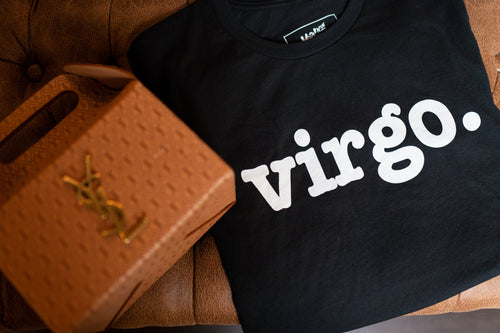 Virgo Unisex T-Shirt - White Writing