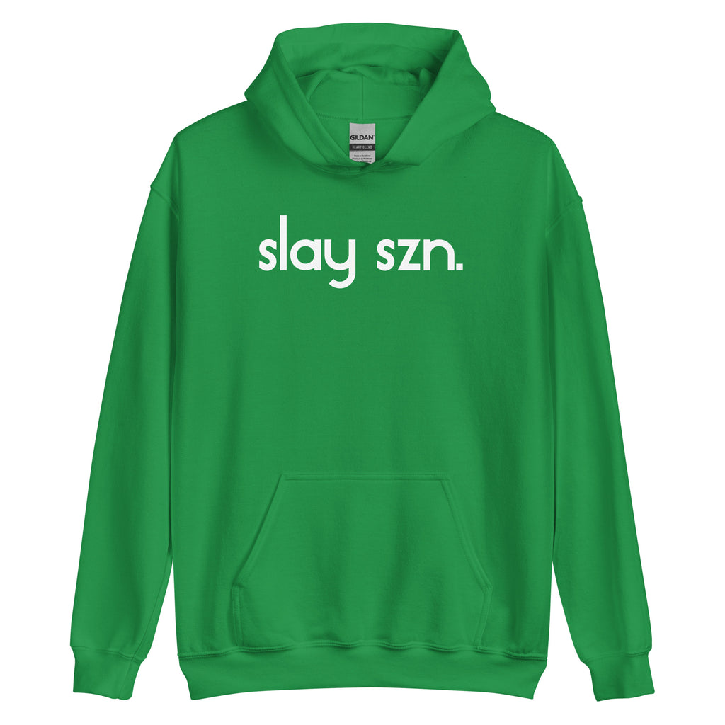 Slay SZN Unisex Hoodie White Writing
