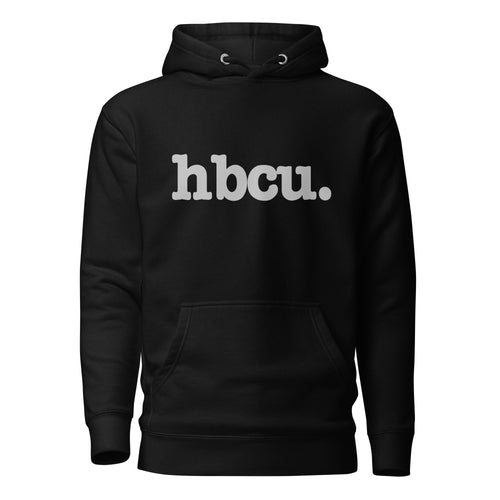 HBCU Unisex Hoodie - Gray Writing