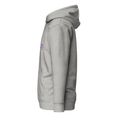 I Am Worthy Unisex Hoodie - Purple Writing