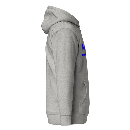 HBCU Unisex Hoodie - Blue Writing