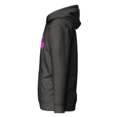 Healed & Happy Unisex Hoodie - Bright Purple Writing