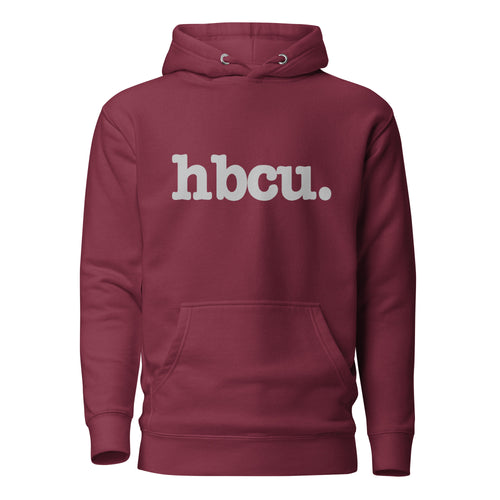 HBCU Unisex Hoodie - Gray Writing