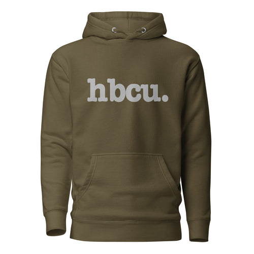 HBCU Unisex Hoodie - Gray Writing