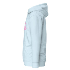 Healed & Happy Unisex Hoodie - Pink Writing