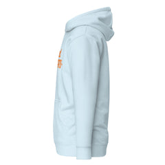 Healed & Happy Unisex Hoodie - Orange Writing