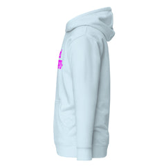 Healed & Happy Unisex Hoodie - Bright Purple Writing