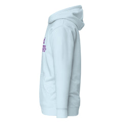 Healed & Happy Unisex Hoodie - Lavender Writing