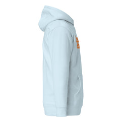 Healed & Happy Unisex Hoodie - Orange Writing