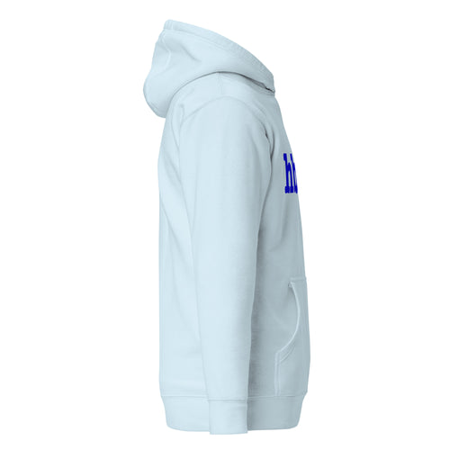 HBCU Unisex Hoodie - Blue Writing