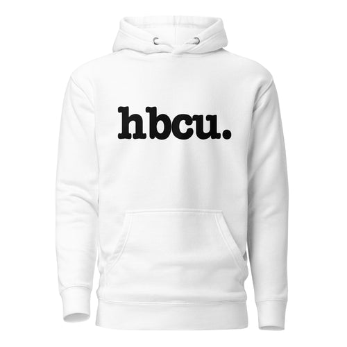 HBCU Unisex Hoodie - Black Writing