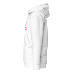 Healed & Happy Unisex Hoodie - Pink Writing