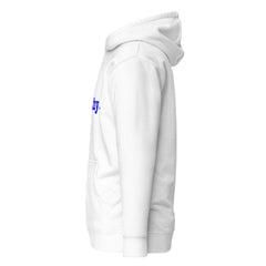 I Am Worthy Unisex Hoodie - Blue Writing