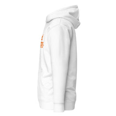 Healed & Happy Unisex Hoodie - Orange Writing