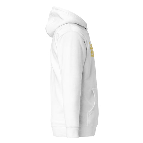 Healed & Happy Unisex Hoodie - Yellow Writing