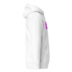 Healed & Happy Unisex Hoodie - Bright Purple Writing