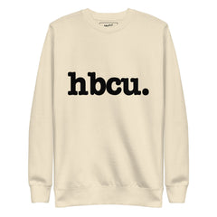 HBCU Unisex Premium Sweatshirt - Black Writing