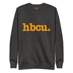 HBCU Unisex Premium Sweatshirt - Orange Writing