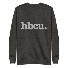 HBCU Unisex Premium Sweatshirt - Silver Writing