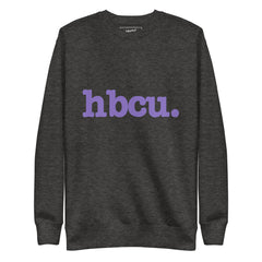 HBCU Unisex Premium Sweatshirt - Purple Writing