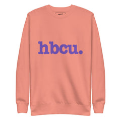 HBCU Unisex Premium Sweatshirt - Purple Writing