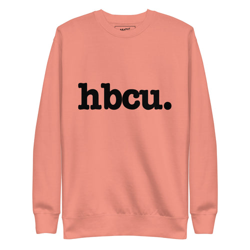 HBCU Unisex Premium Sweatshirt - Black Writing