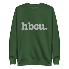 HBCU Unisex Premium Sweatshirt - Silver Writing