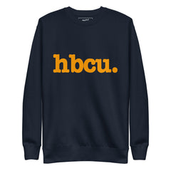 HBCU Unisex Premium Sweatshirt - Orange Writing