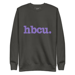 HBCU Unisex Premium Sweatshirt - Purple Writing