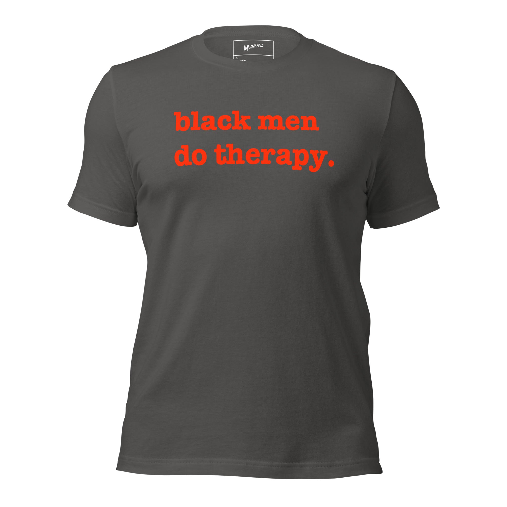 Black t shirt deals with red writing