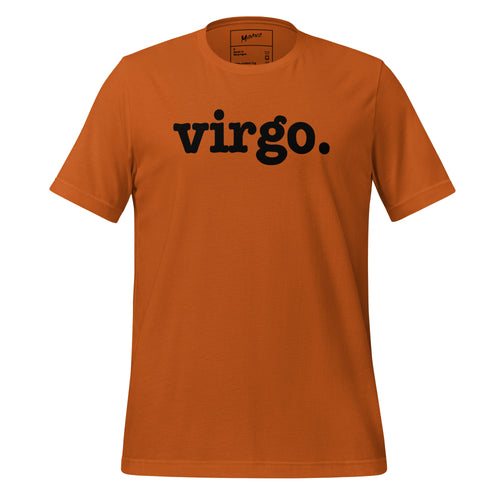 Virgo Unisex T-Shirt - Black Writing