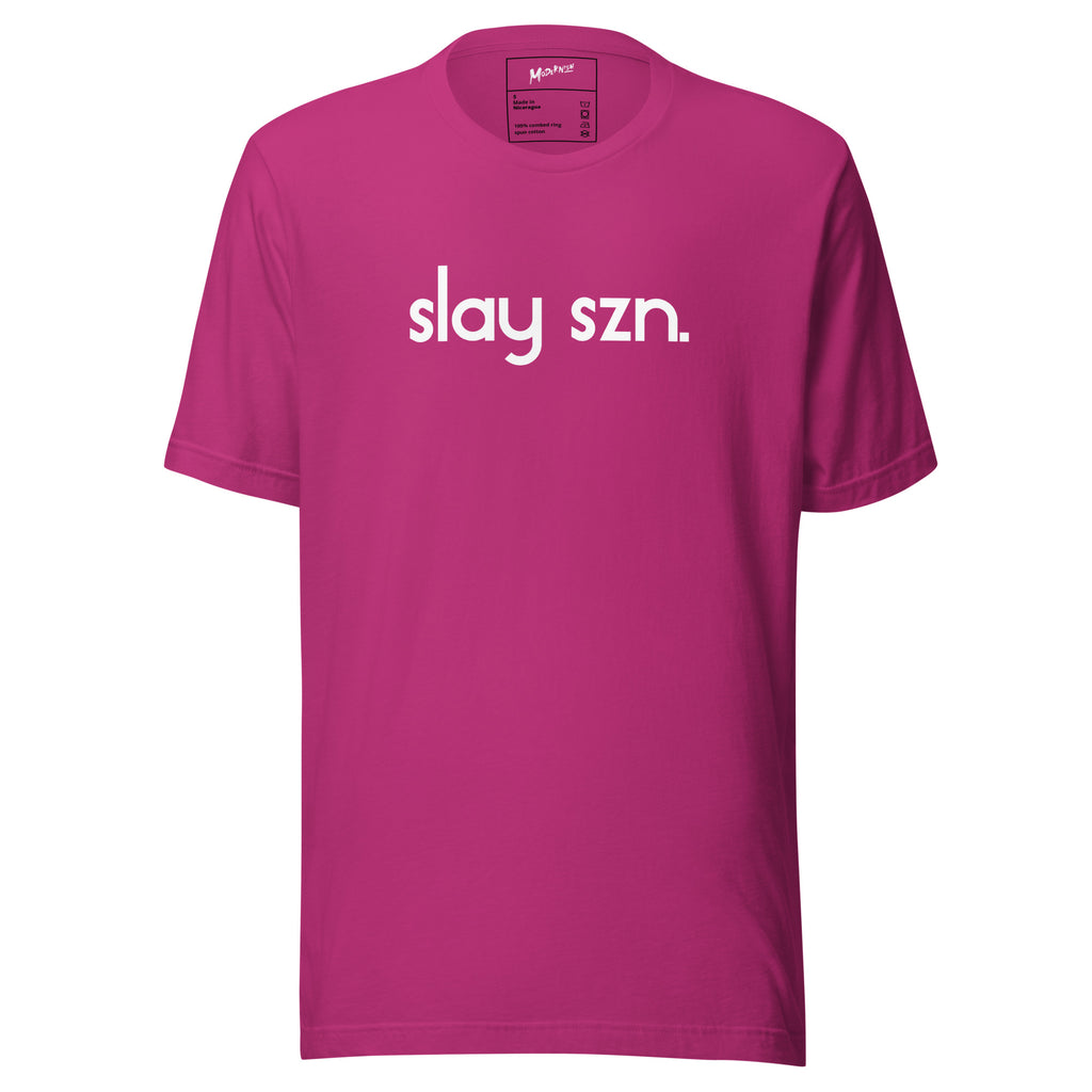 Slay Szn Unisex T-Shirt White Writing