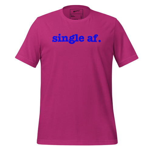 Single AF Unisex T-Shirt - Blue Writing