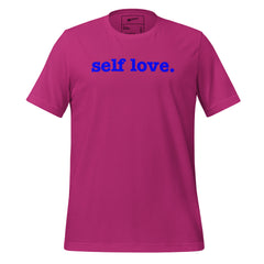 Self Love Unisex T-Shirt - Blue Writing