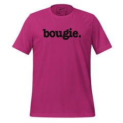 Bougie Unisex T-Shirt - Black Writing