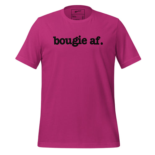 Bougie AF Unisex T-Shirt - Black Writing