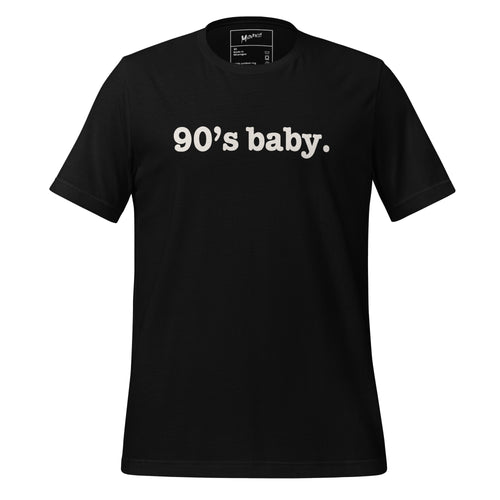 90's Baby Unisex T-Shirt - White Writing