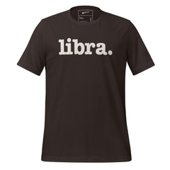 Libra Unisex T-Shirt - White Writing