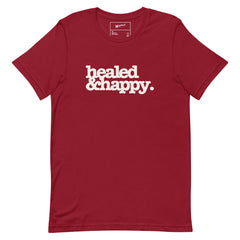 Healed & Happy Unisex T-Shirt - White Writing