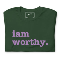 I Am Worthy Unisex T-Shirt - Lavendar