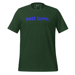 Self Love Unisex T-Shirt - Blue Writing