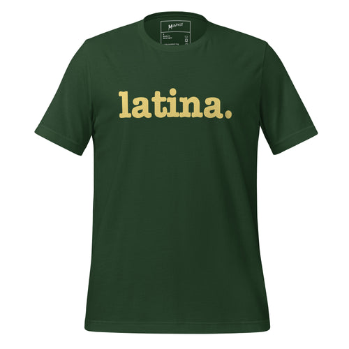 Latina Unisex T-Shirt - Yellow Writing