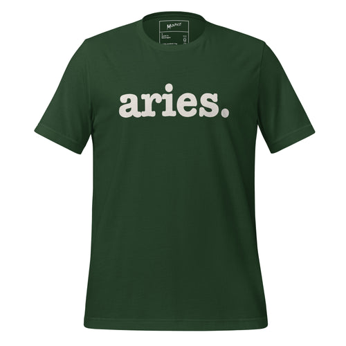 Aries Unisex T-Shirt - White Writing