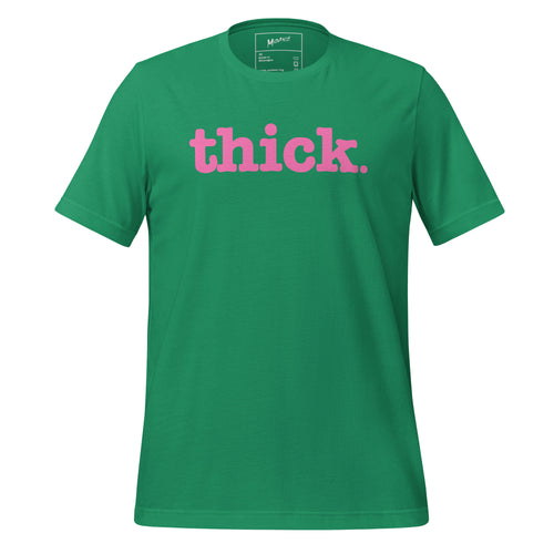 Thick Unisex T-Shirt - Pink Writing