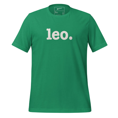 Leo Unisex T-Shirt - White Writing