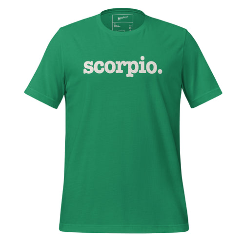 Scorpio Unisex T-Shirt - White Writing