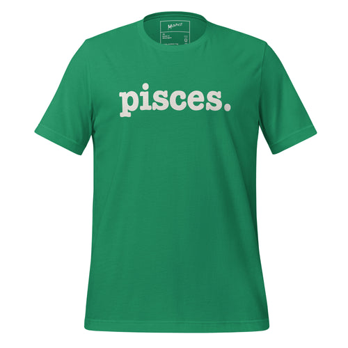 Pisces Unisex T-Shirt - White Writing