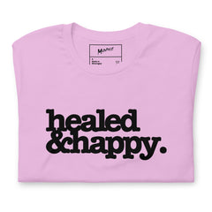 Healed & Healed Unisex T-Shirt - Black Writing