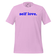 Self Love Unisex T-Shirt - Blue Writing