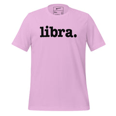 Libra Unisex T-Shirt - Black Writing